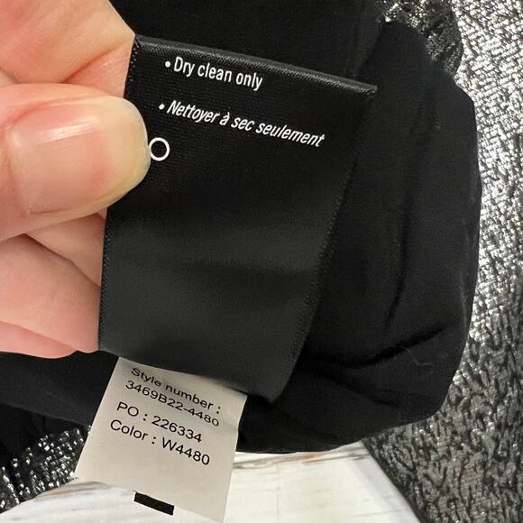 Rosie HW x PAIGE Kimi Bomber Jacket Gray Metallic Size Medium - Picture 7 of 9